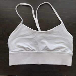 White Women's sports bra